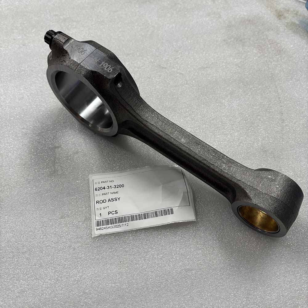 KOMATSU EXCAVATOR PARTS MADE IN CHINA NEW 4D95LE S4D95LE WA65 WA70 WA80 6204-31-3200 ROD-ASSY SPARKLING MACHINERY