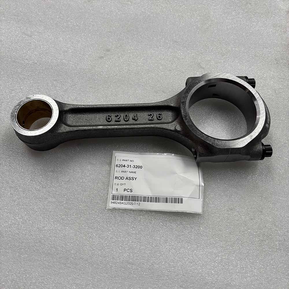 KOMATSU EXCAVATOR PARTS MADE IN CHINA NEW 4D95LE S4D95LE WA65 WA70 WA80 6204-31-3200 ROD-ASSY SPARKLING MACHINERY