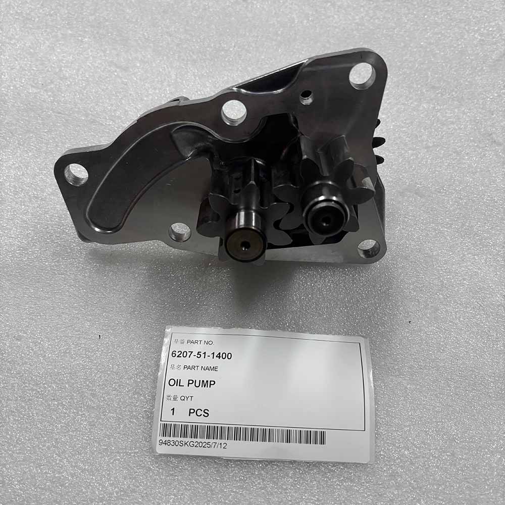 KOMATSU EXCAVATOR PARTS MADE IN CHINA NEW EGS65 PC118MR PC88MR PW118MR PW98MR S4D95L 6207-51-1400 OIL PUMP SPARKLING MACHINERY