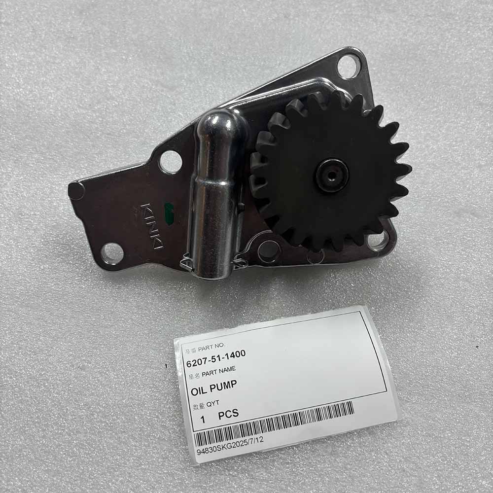 KOMATSU EXCAVATOR PARTS MADE IN CHINA NEW EGS65 PC118MR PC88MR PW118MR PW98MR S4D95L 6207-51-1400 OIL PUMP SPARKLING MACHINERY