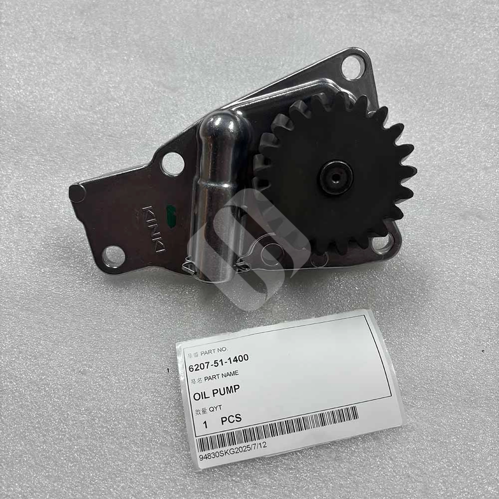 KOMATSU EXCAVATOR PARTS MADE IN CHINA NEW EGS65 PC118MR PC88MR PW118MR PW98MR S4D95L 6207-51-1400 OIL PUMP SPARKLING MACHINERY KOMATSU EXCAVATOR PARTS MADE IN CHINA NEW EGS65 PC118MR PC88MR PW118MR PW98MR S4D95L 6207-51-1400 OIL PUMP SPARKLING MACHINERY