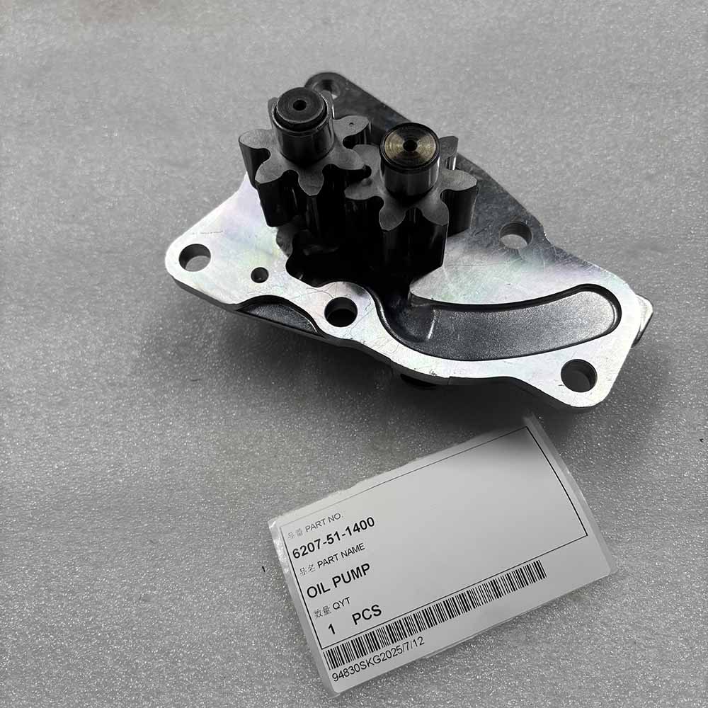 KOMATSU EXCAVATOR PARTS MADE IN CHINA NEW EGS65 PC118MR PC88MR PW118MR PW98MR S4D95L 6207-51-1400 OIL PUMP SPARKLING MACHINERY
