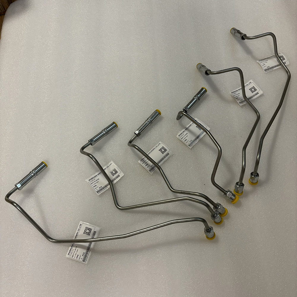 Fuel Piping Tube Set for Komatsu Wheel Loader WA500 SA6D140E 6217-71-5112 6217-71-5122 6217-71-5132 6217-71-5142 6217-71-5152 6217-71-5162