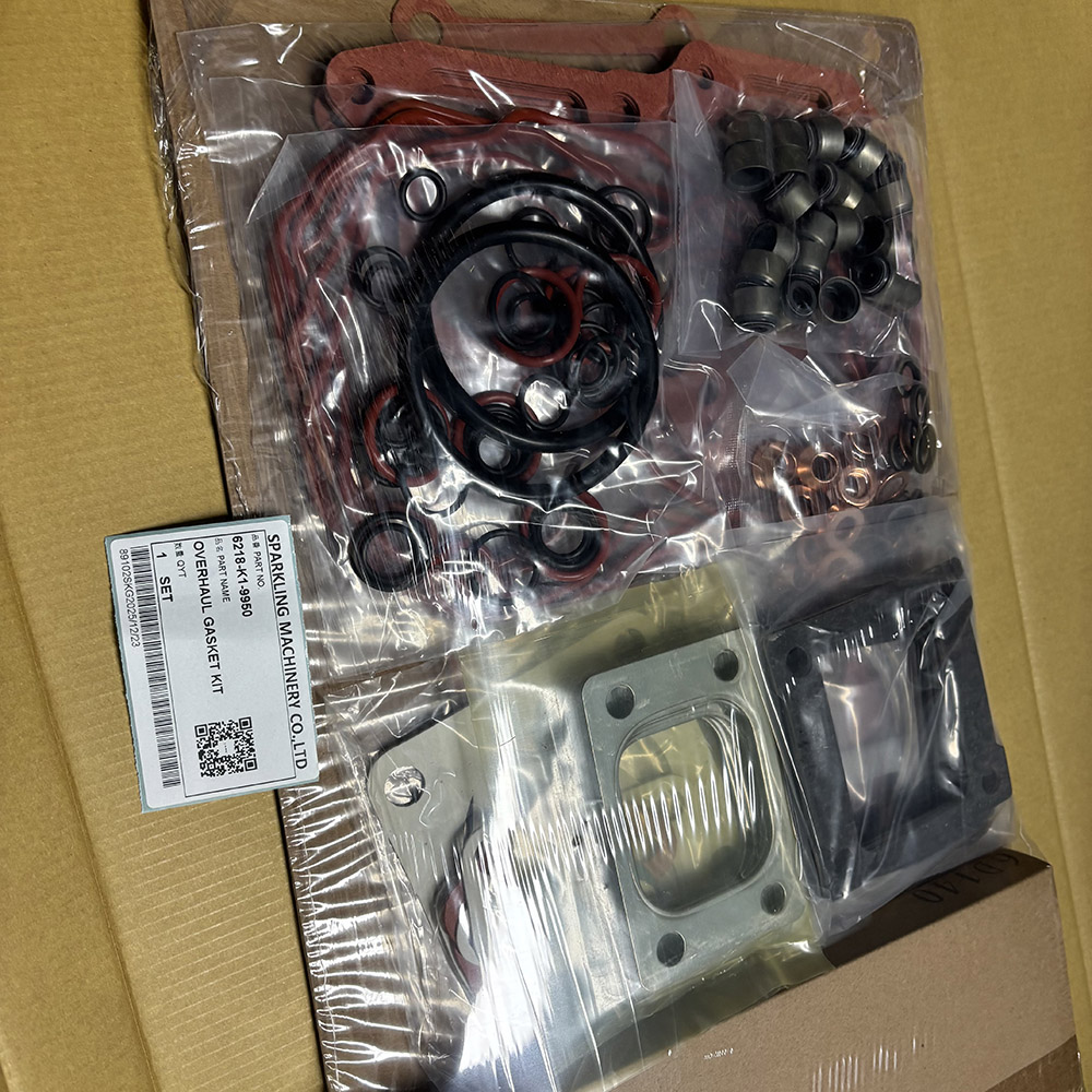 Komatsu engine overhaul gasket set SDA6D140E-3H-9
