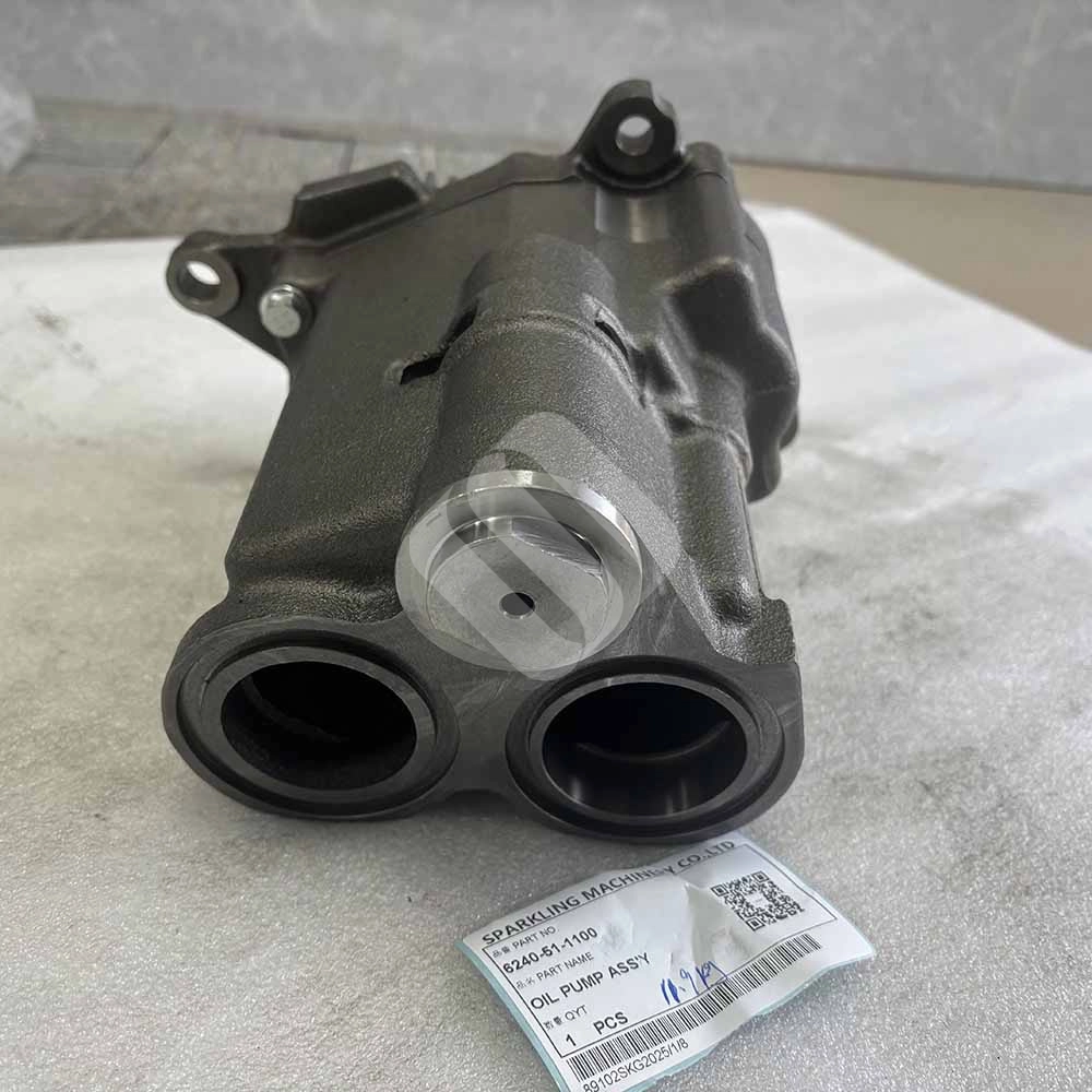 6240-51-1100 Oil Pump Ass’y for Komatsu Excavator PC1250-7 PC1250-8 PC1250LC-8 PC1250SP-8R 6240-51-1100 oil pump housing and mounting detail