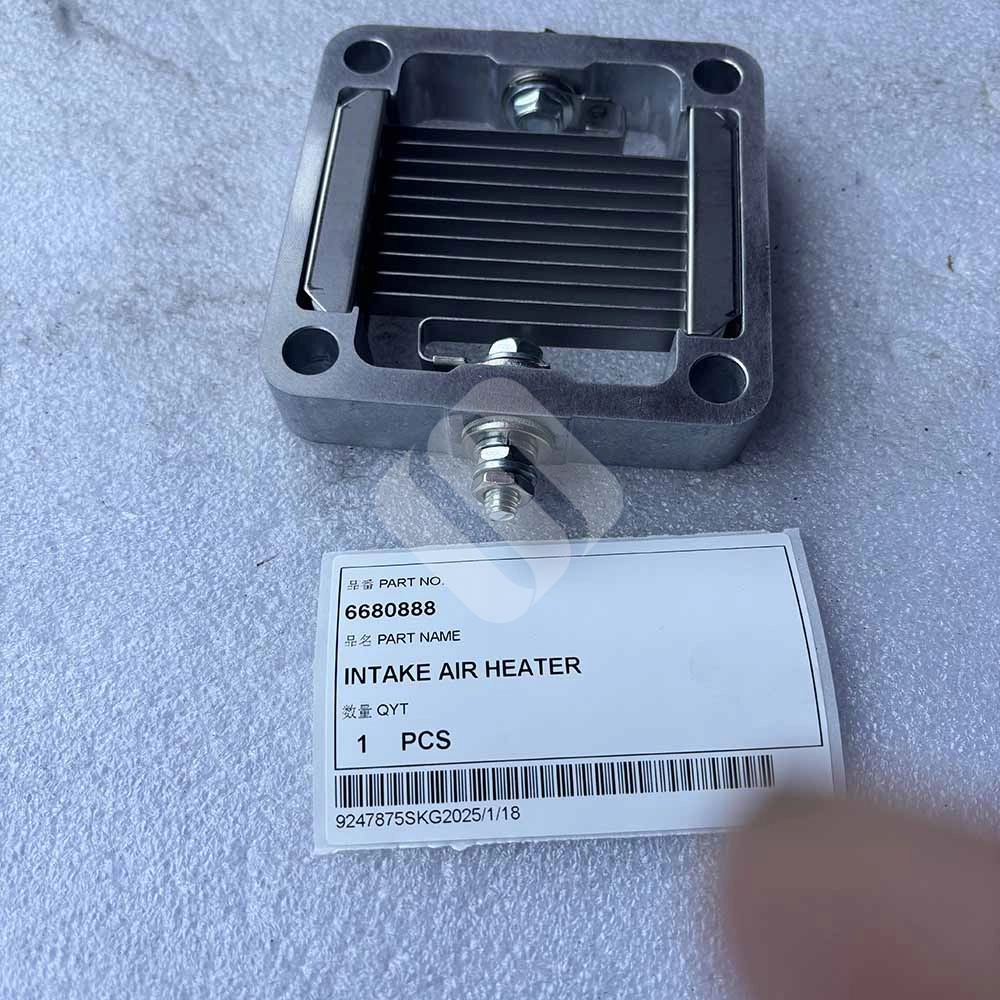 6680888 Intake Air Heater for Volvo Construction Equipment EC140B EC160C EC180B Installation of Intake Air Heater 6680888 on Volvo Engine