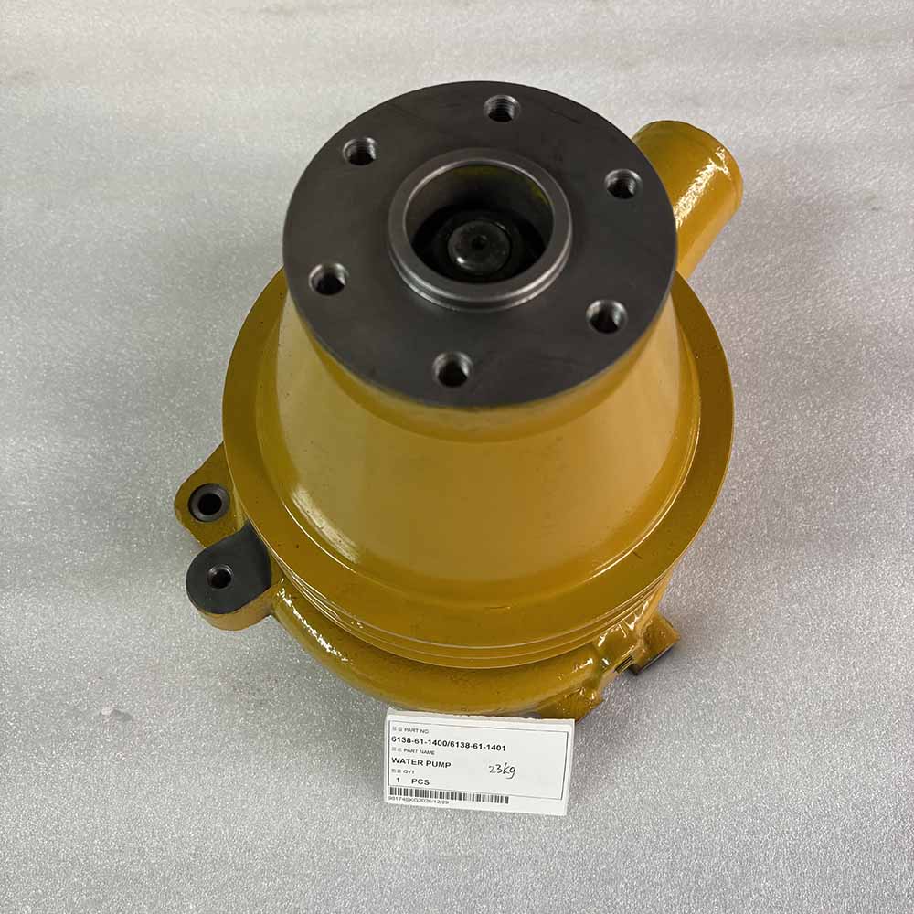 Komatsu Water Pump Part 6138-61-1400 / 6138-61-1401 for Engine S6D105-1 SA6D110-1
