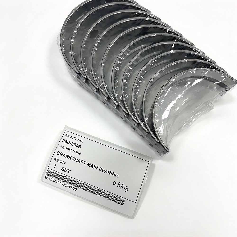 Cat-430F-replacement-crankshaft-main-bearing-360-3988-groove-close-up