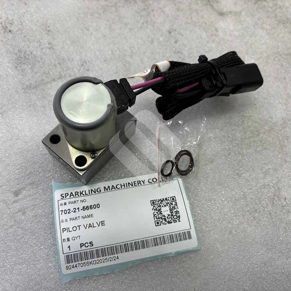Construction Machinery Spare Parts 702-21-56600 Pilot Valve for Komatsu PC160LC-7 PC160LC-7E0 702-21-56600 pilot valve for Komatsu excavator