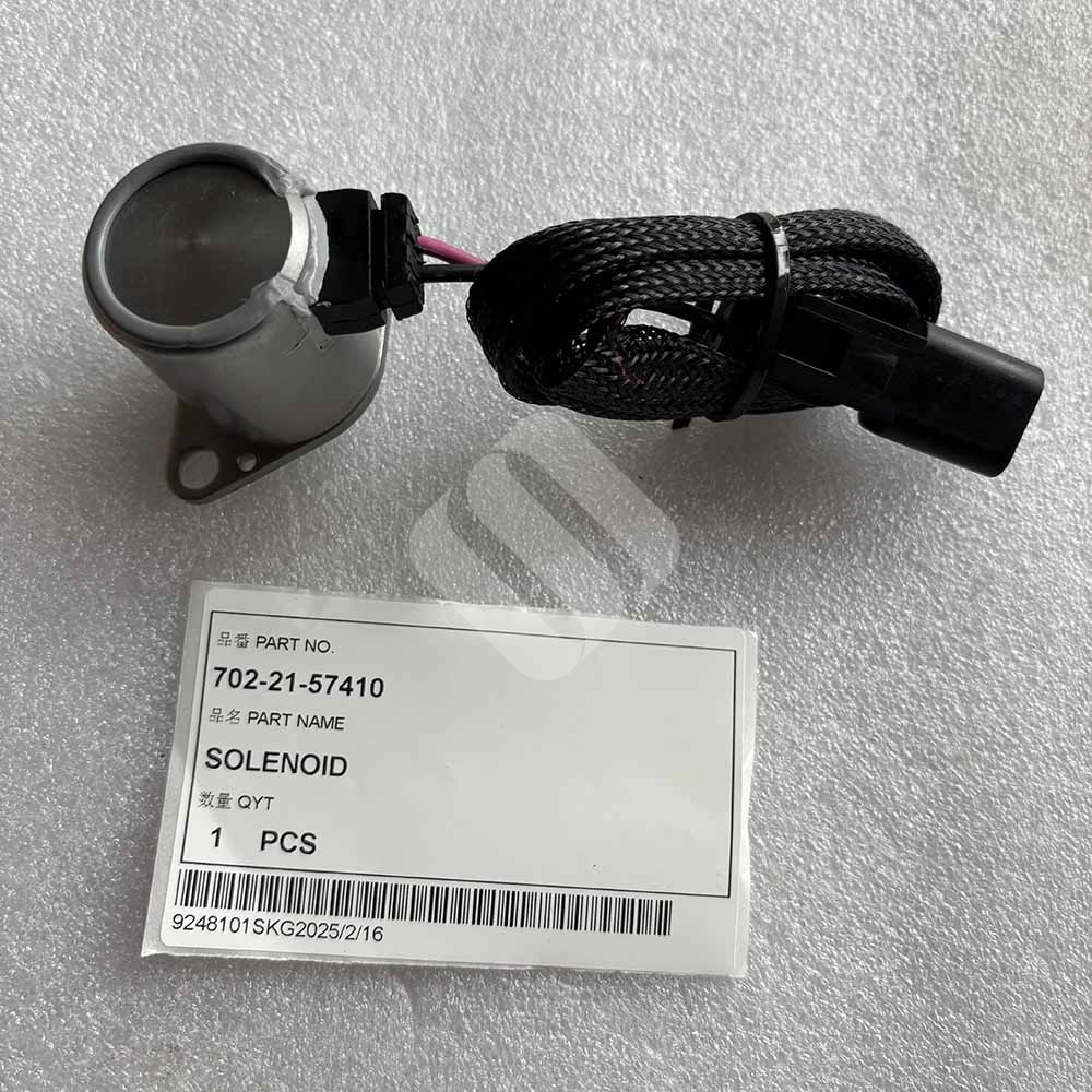 Construction Machinery Spare Parts 702-21-57410 Solenoid for Komatsu PC220 PC200-7 PC40MR Komatsu PC220 excavator solenoid valve spare part