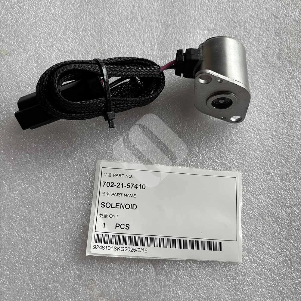 Construction Machinery Spare Parts 702-21-57410 Solenoid for Komatsu PC220 PC200-7 PC40MR 702-21-57410 (4)