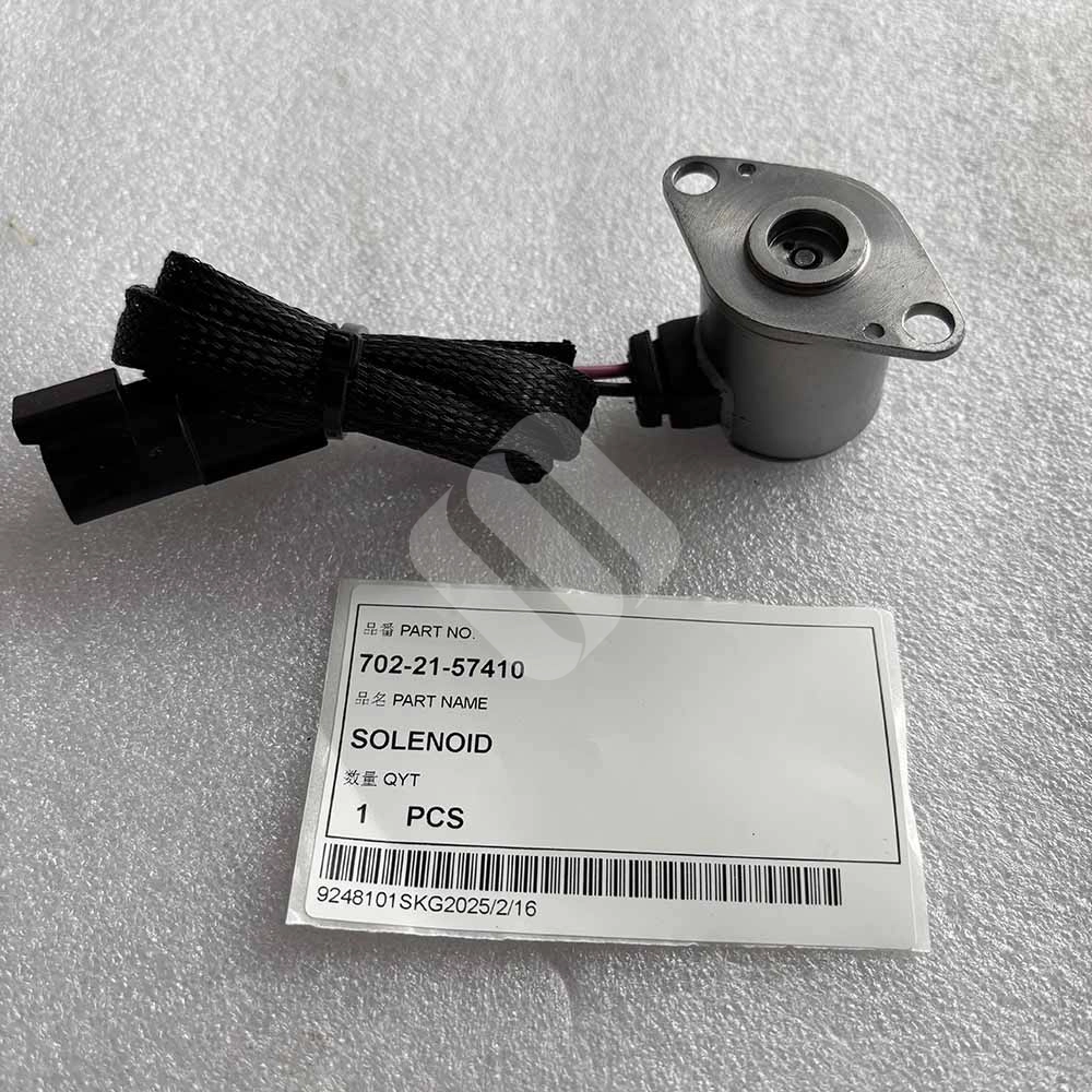 Construction Machinery Spare Parts 702-21-57410 Solenoid for Komatsu PC220 PC200-7 PC40MR 702-21-57410 solenoid for Komatsu excavator