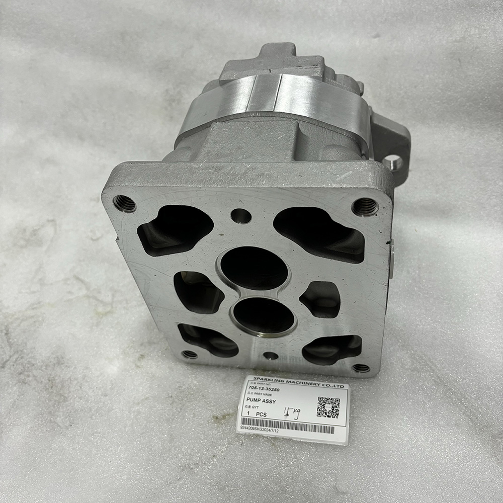 705-12-35250, 7051235250 gear pump, KOMATSU HM400-3R hydraulic pump, dump truck parts, gear pump assembly, hydraulic replacement parts, SPARKLING MACHINERY pump, KOMATSU dump truck spare parts