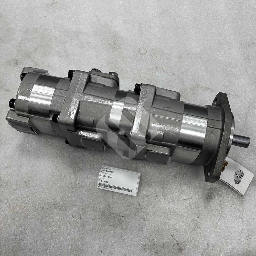 Construction Machinery Spare Parts 705-55-13020 Gear Pump for Komatsu Cranes LW100-1X LW100-1H Construction machinery gear pump Komatsu