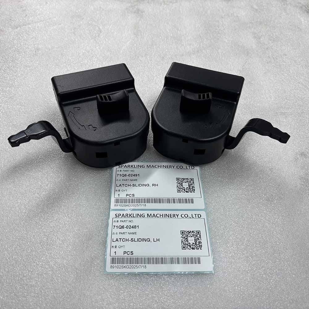 HYUNDAI EXCAVATOR PARTS MADE IN CHINA NEW HW140 HW210 HX140L HX160L HX220L HX220NL 71Q6-02491 71Q6-02481 LATCH-SLIDING, RH LATCH-SLIDING, LH SPARKLING MACHINERY