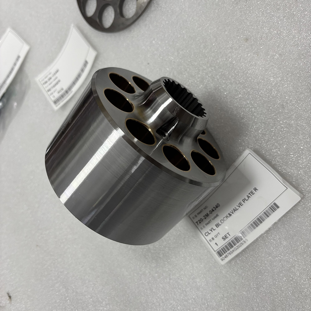 Excavators Spare Parts 720-2M-04340 CLYL BLOCK & VALVE PLATE R for Komatsu Construction Equipment D31EX D31PX D37EX D37PX D39EX D39PX