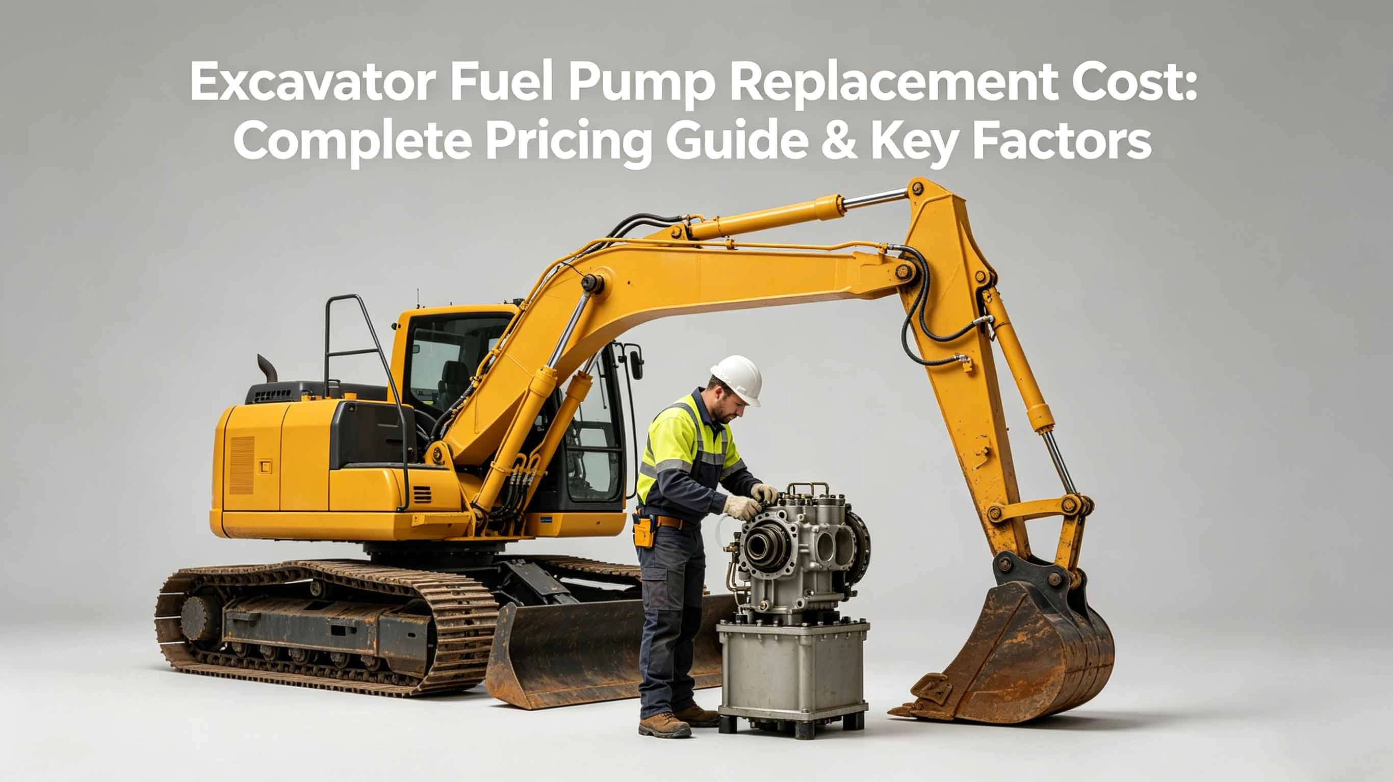 Excavator Fuel Pump Replacement Cost