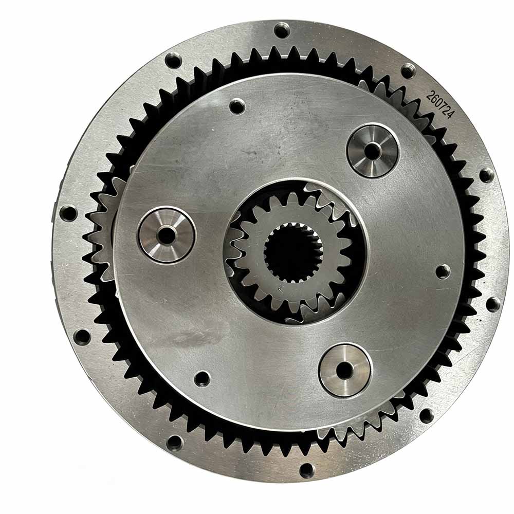 Genuine 39K6-12101 Swing Reduction Gear for Hyundai HX220 & HX220L Hyundai-39K6-12101-swing-planetary-gear-assembly-close-up