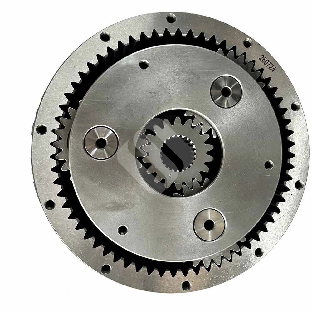 Genuine 39K6-12101 Swing Reduction Gear for Hyundai HX220 & HX220L Hyundai-39K6-12101-swing-planetary-gear-assembly-close-up