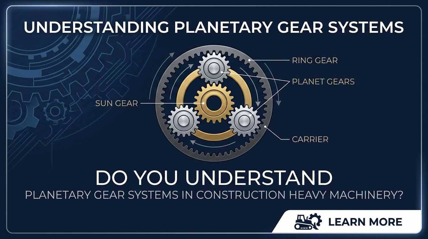 Do You Understand Planetary Gear Systems in Construction Heavy Machinery