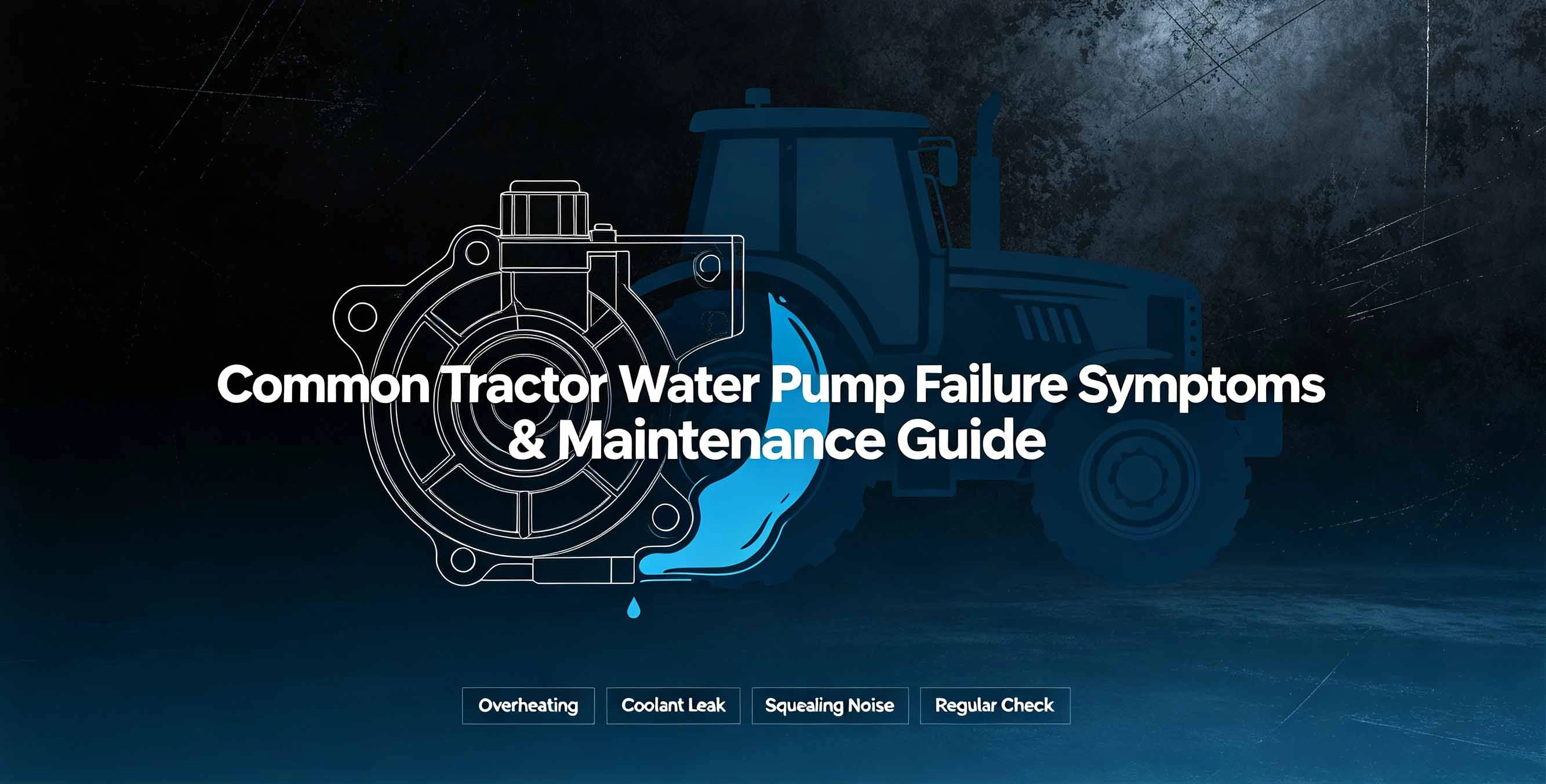 Common Tractor Water Pump Failure Symptoms & Maintenance Guide