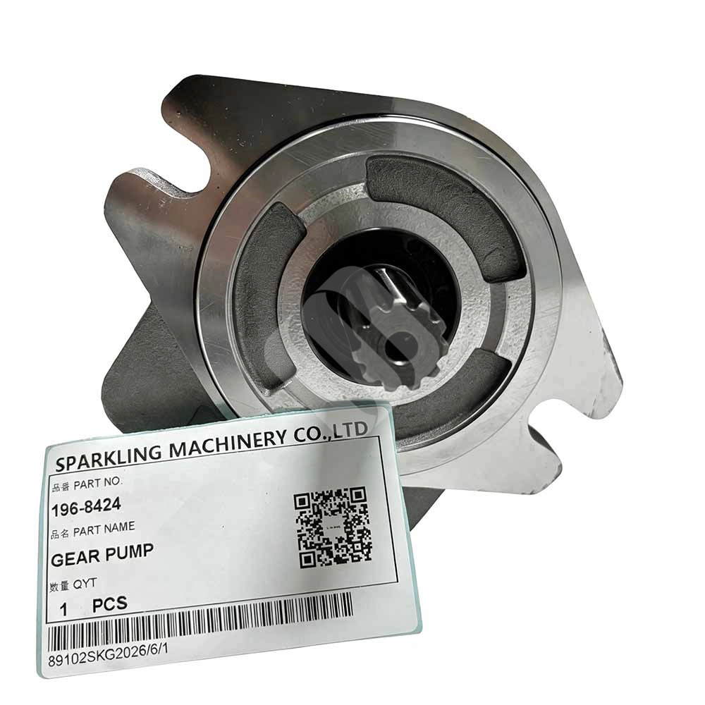 Genuine 196-8424 Hydraulic Gear Pump for Caterpillar M313C & M315C Caterpillar-wheeled-excavator-hydraulic-gear-pump-196-8424-packaging