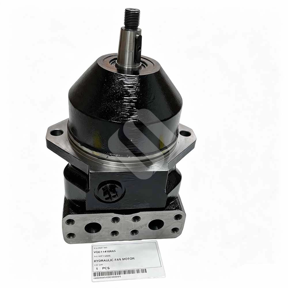 Genuine VOE11410665 Hydraulic Fan Motor for Volvo L150E & L150F Black hydraulic fan motor VOE11410665 for heavy machinery