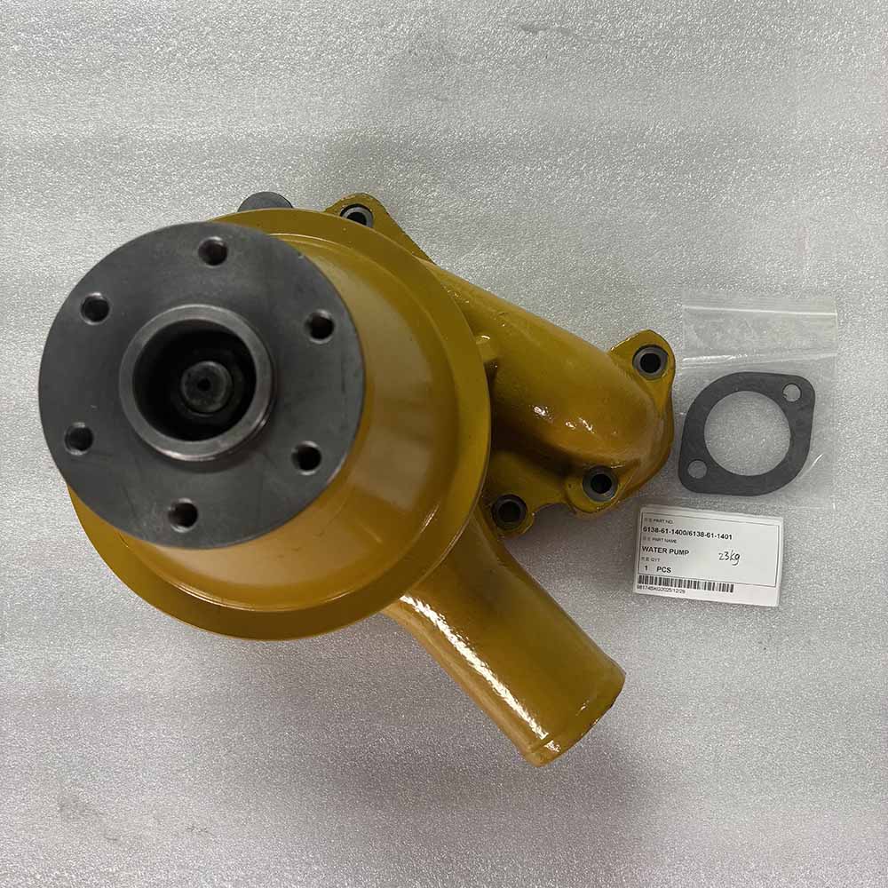 Komatsu Water Pump Part 6138-61-1400 / 6138-61-1401 for Engine S6D105-1 SA6D110-1