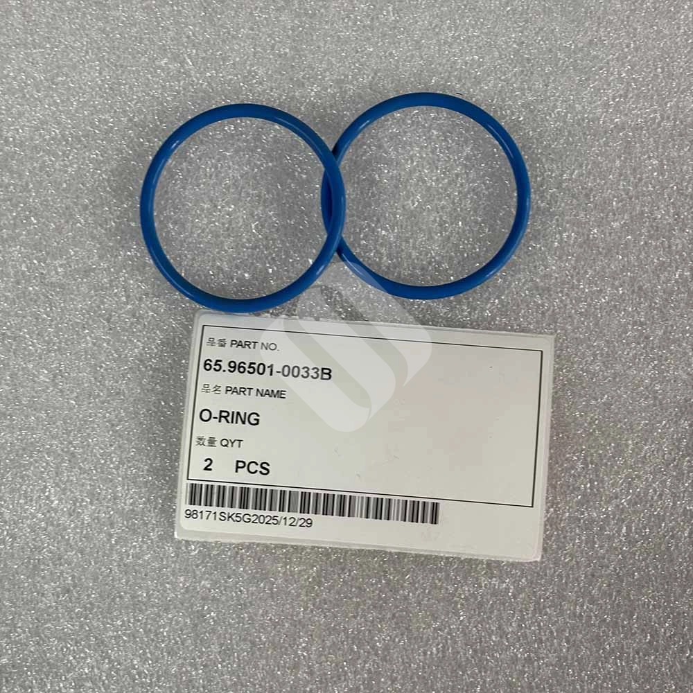 Excavator Spare Parts 65.96501-0033B O-ring for Doosan DL200 DL350 DX225 DX160 Genuine Doosan Excavator O-ring Part Number 65.96501-0033B for Hydraulic System Sealing