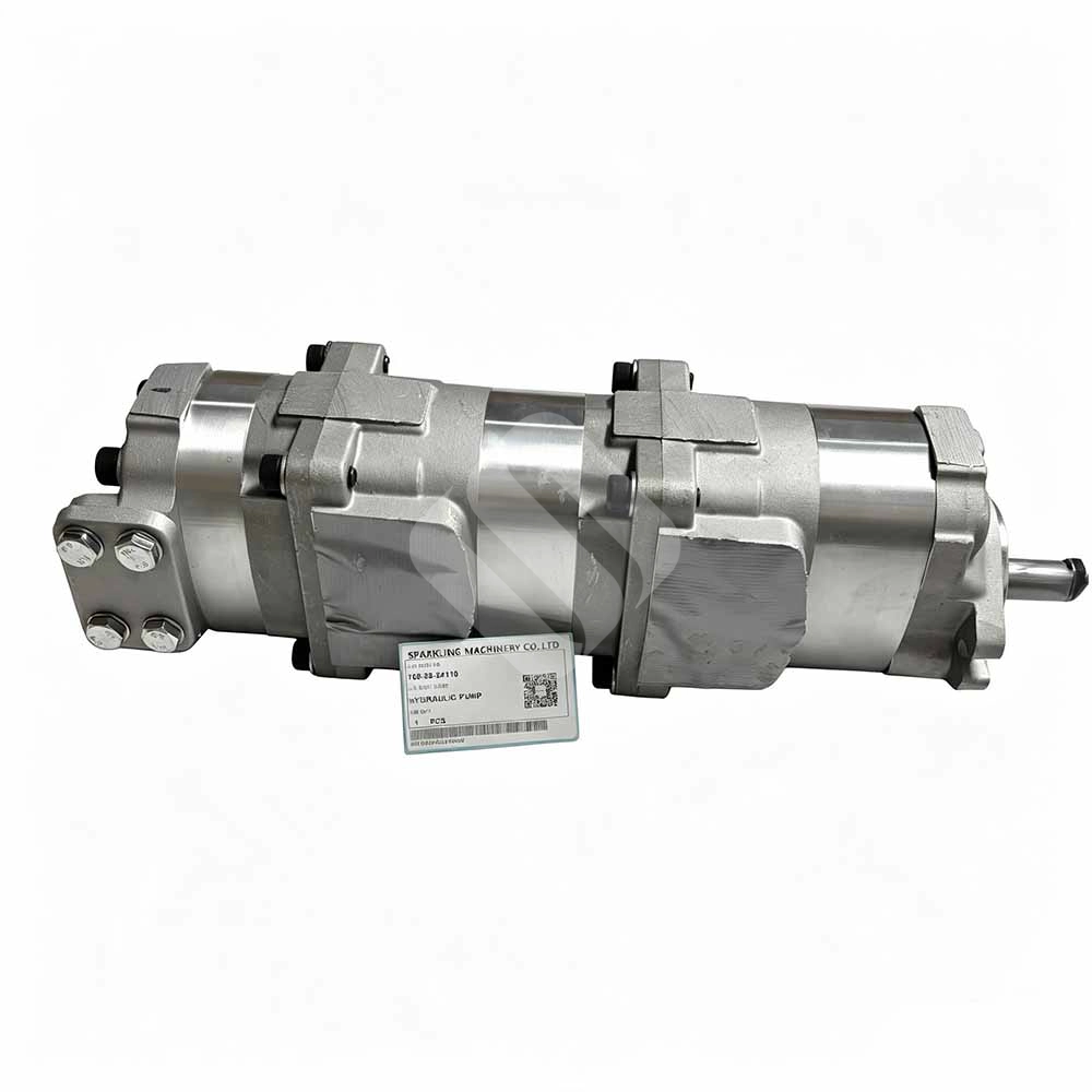 Genuine 705-55-24110 Hydraulic Pump for Komatsu WA300-1 & WA300L-1 Genuine-Komatsu-705-55-24110-hydraulic-pump-side-view