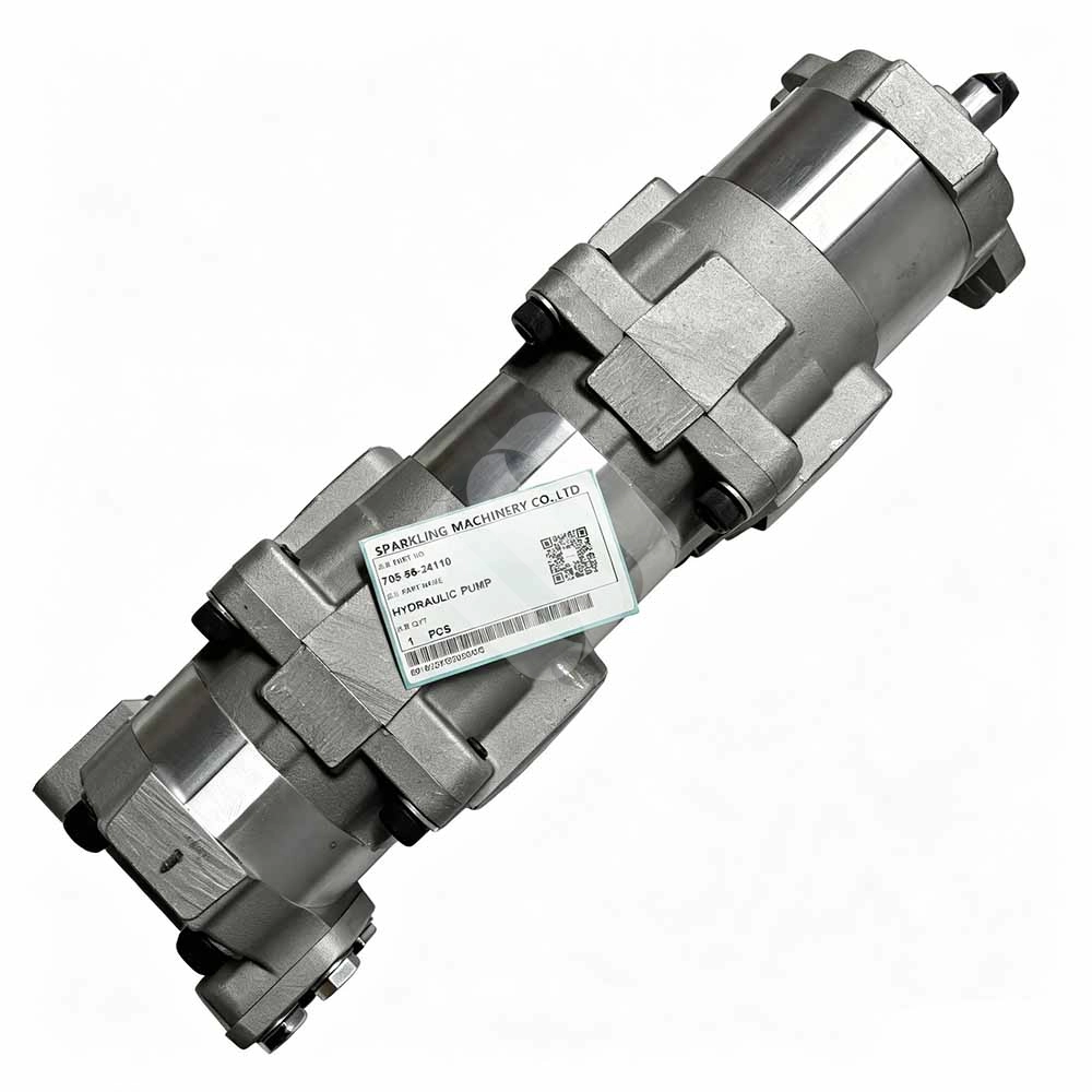 Genuine 705-55-24110 Hydraulic Pump for Komatsu WA300-1 & WA300L-1 Komatsu-wheel-loader-hydraulic-gear-pump-705-55-24110-packaging