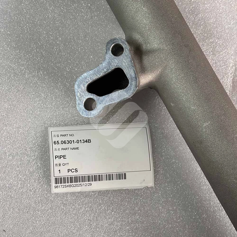 Construction Machinery Spare Parts 65.06301-0134B Pipe for Doosan DX340LC DX350LC DX380LC Excavators Hydraulic pipe for Doosan DX340LC excavator