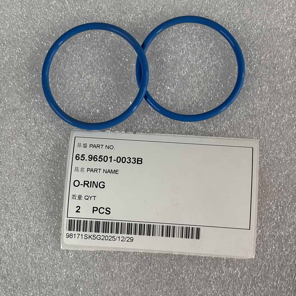 Genuine Doosan Excavator O-ring Part Number 65.96501-0033B for Hydraulic System Sealing