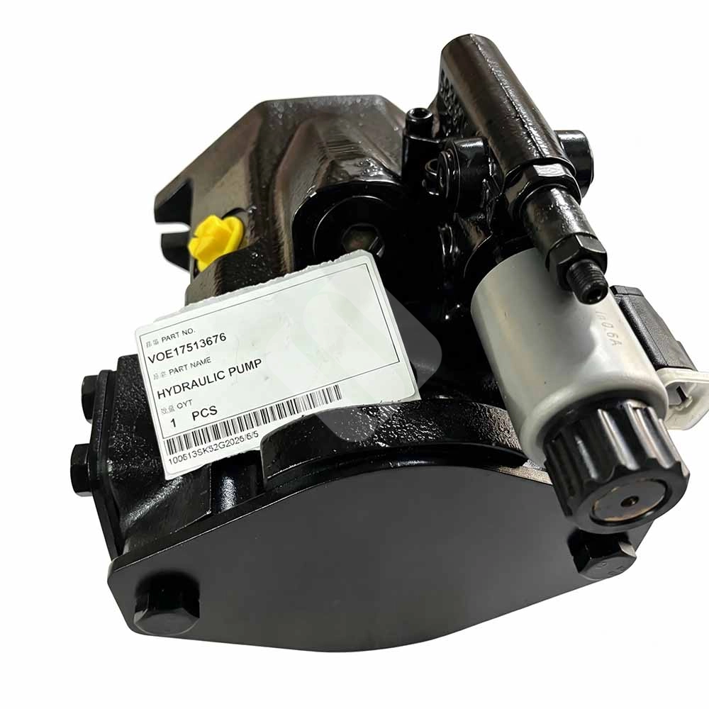 Genuine VOE17513676 Hydraulic Pump for Volvo A40G Articulated Hauler Volvo-A40G-replacement-hydraulic-pump-VOE17513676-close-up