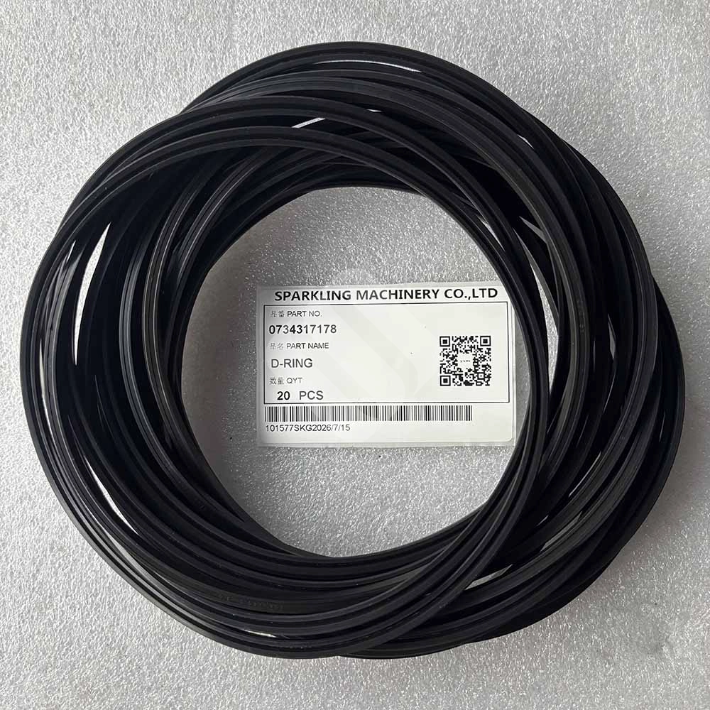 Genuine ZF 0734317178 Heavy Equipment D-Ring Profile Seal ZF-0734317178-heavy-equipment-transmission-d-ring-seal