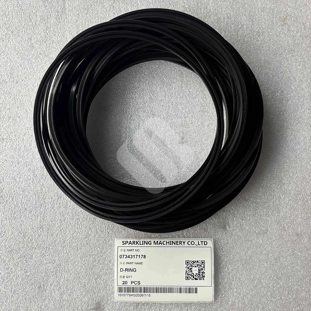 Genuine ZF 0734317178 Heavy Equipment D-Ring Profile Seal ZF-drivetrain-replacement-d-ring-0734317178-packaging