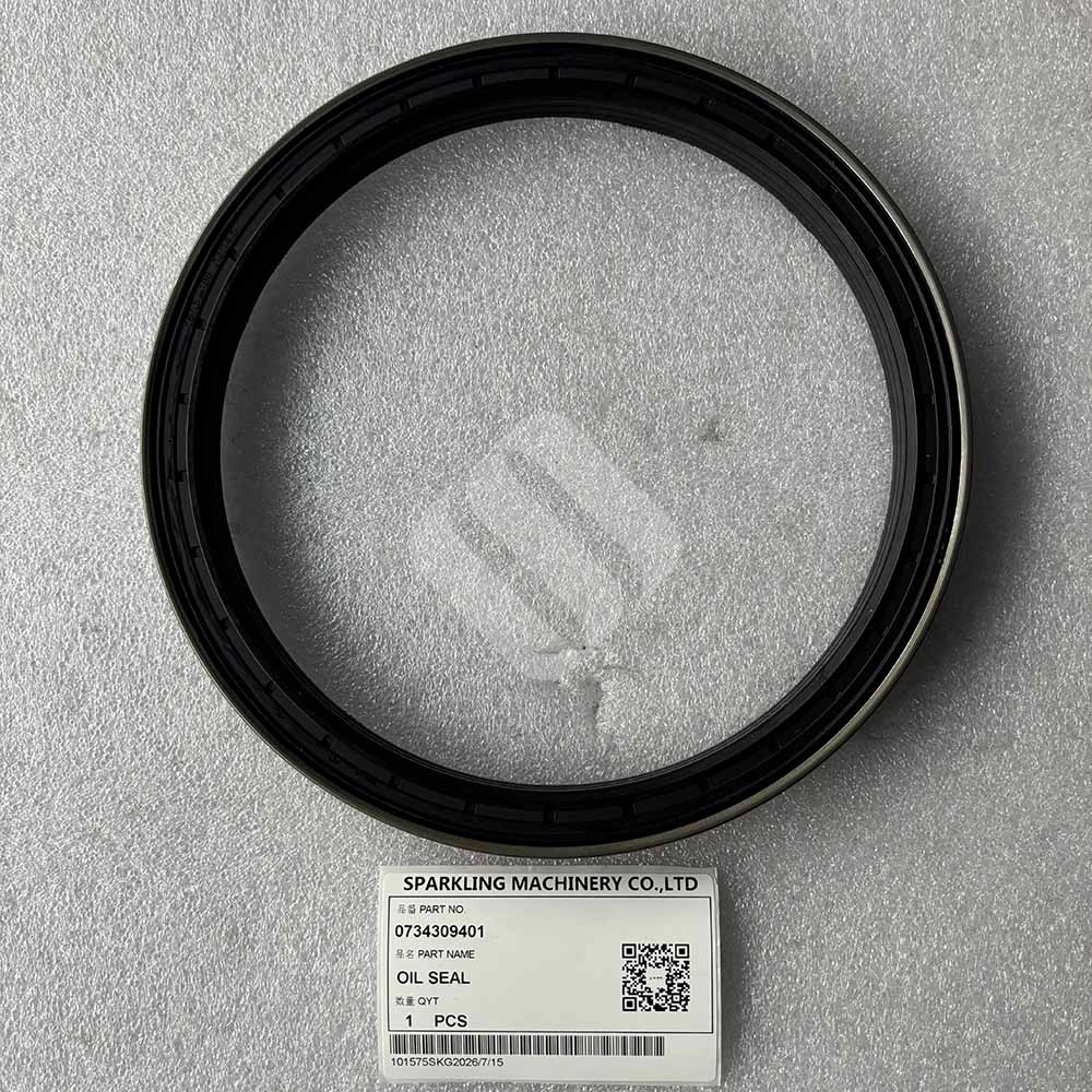 Genuine ZF 0734309401 Heavy Equipment Shaft Oil Seal Heavy-duty-elastomer-sealing-lip-and-spring-on-ZF-0734309401
