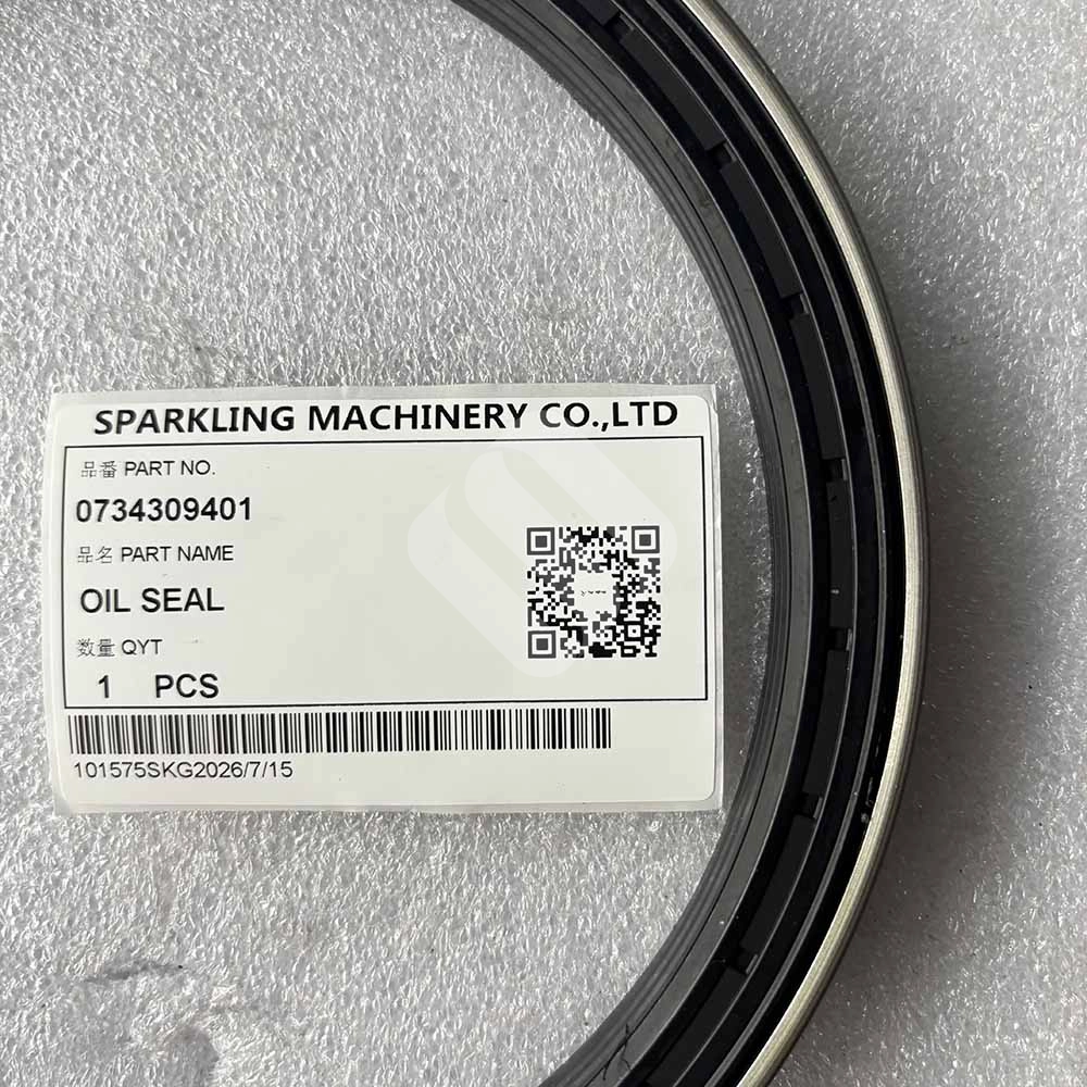 Genuine ZF 0734309401 Heavy Equipment Shaft Oil Seal Genuine-ZF-0734.309.401-rotary-drivetrain-oil-seal-front-view