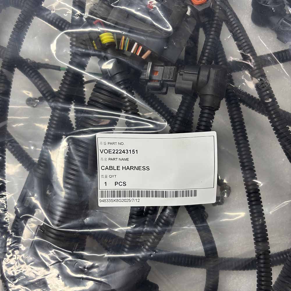 VOLVO EXCAVATOR PARTS MADE IN CHINA NEW EC160C EC180C EC200B EC210B EC210C VOE22243151 CABLE HARNESS SPARKLING MACHINERY