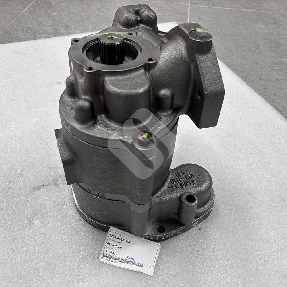 MADE IN CHINA SPARKLING MACHINERY NEW D6T 270-1762 270-1763 GEAR PUMP MADE IN CHINA SPARKLING MACHINERY NEW D6T 270-1762 270-1763 GEAR PUMP