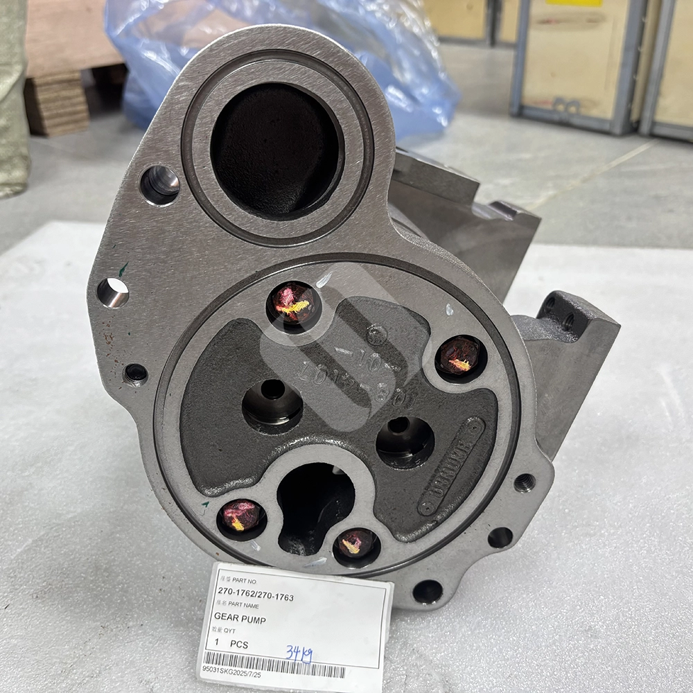 MADE IN CHINA SPARKLING MACHINERY NEW D6T 270-1762 270-1763 GEAR PUMP MADE IN CHINA SPARKLING MACHINERY NEW D6T 270-1762 270-1763 GEAR PUMP