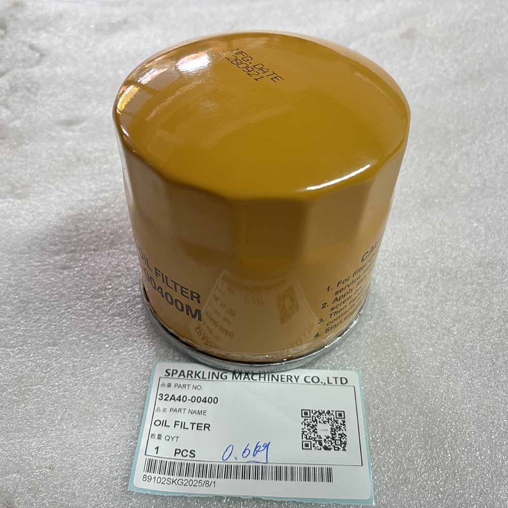 XCMG HIGH-QUALITY EXCAVATOR PARTS MADE IN CHINA NEW 32A40-00400 OIL FILTER SPARKLING MACHINERY