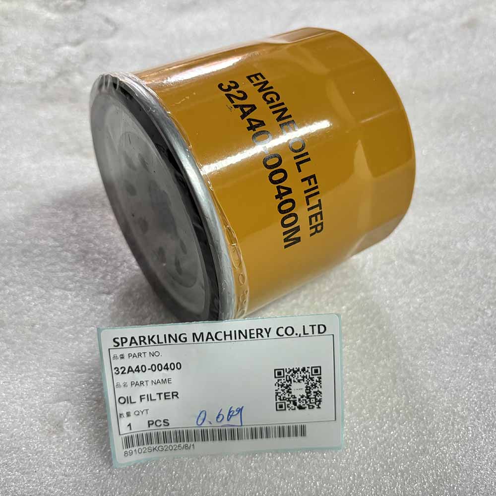 XCMG HIGH-QUALITY EXCAVATOR PARTS MADE IN CHINA NEW 32A40-00400 OIL FILTER SPARKLING MACHINERY