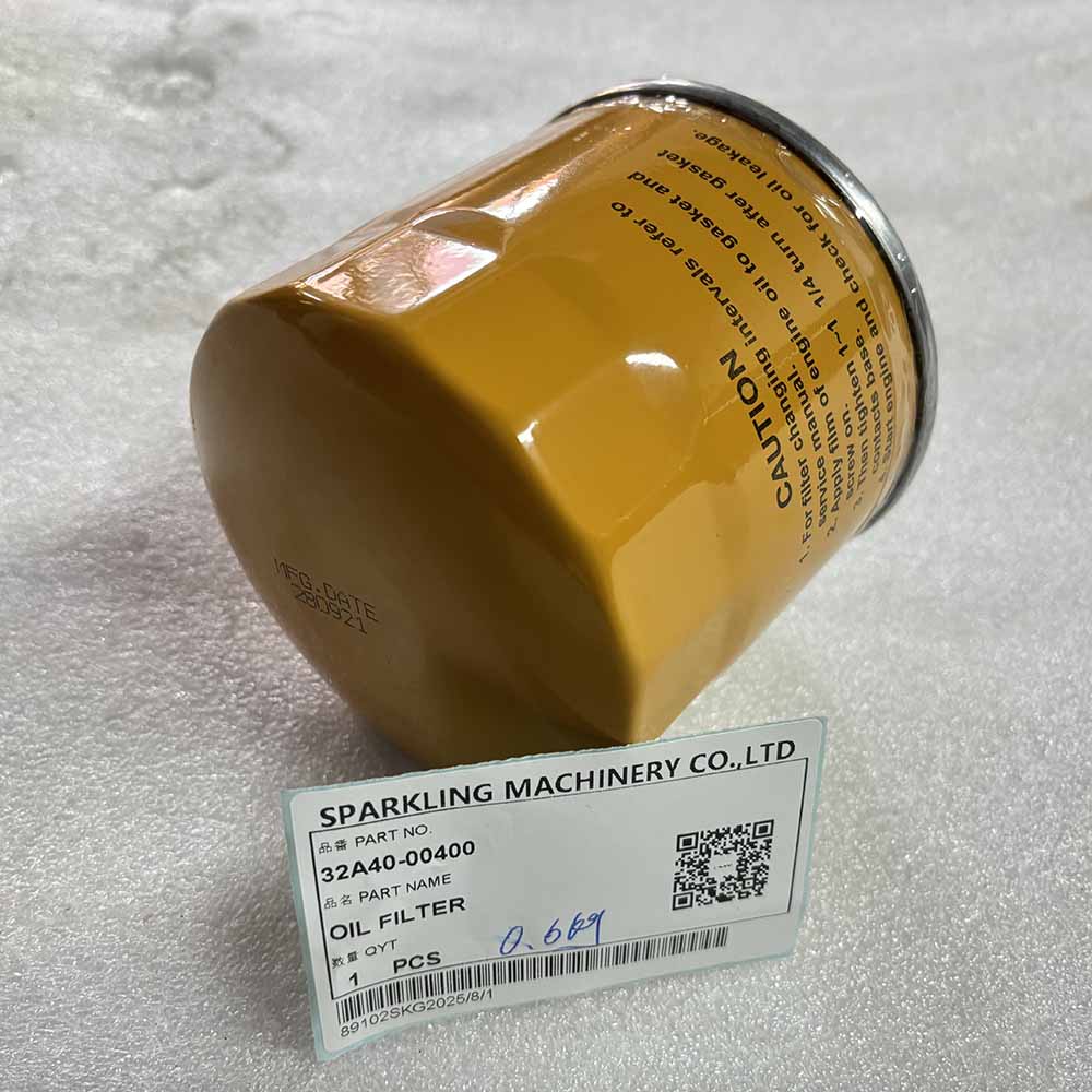 XCMG HIGH-QUALITY EXCAVATOR PARTS MADE IN CHINA NEW 32A40-00400 OIL FILTER SPARKLING MACHINERY