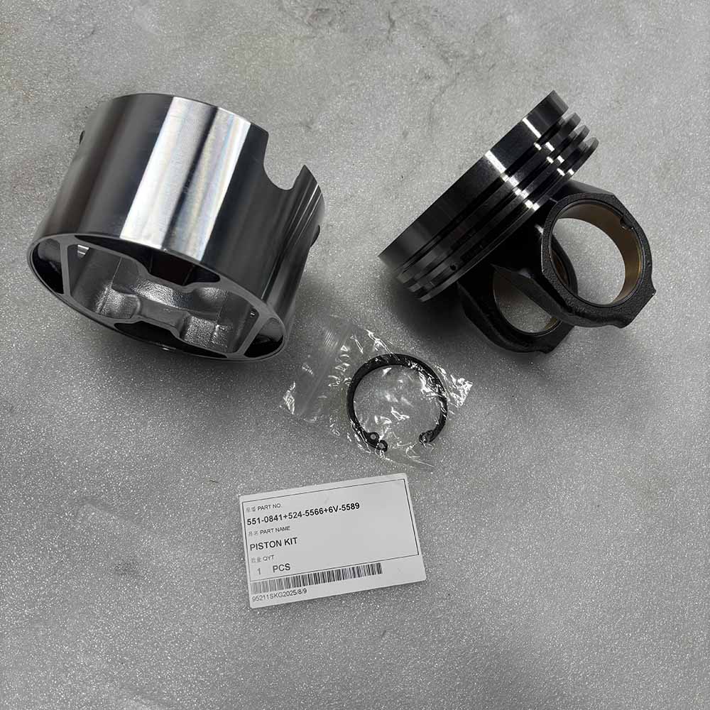 Caterpillar HIGH-QUALITY EXCAVATOR PARTS MADE IN CHINA NEW 551-0841+524-5566+6V-5589 PISTON KIT SPARKLING MACHINERY