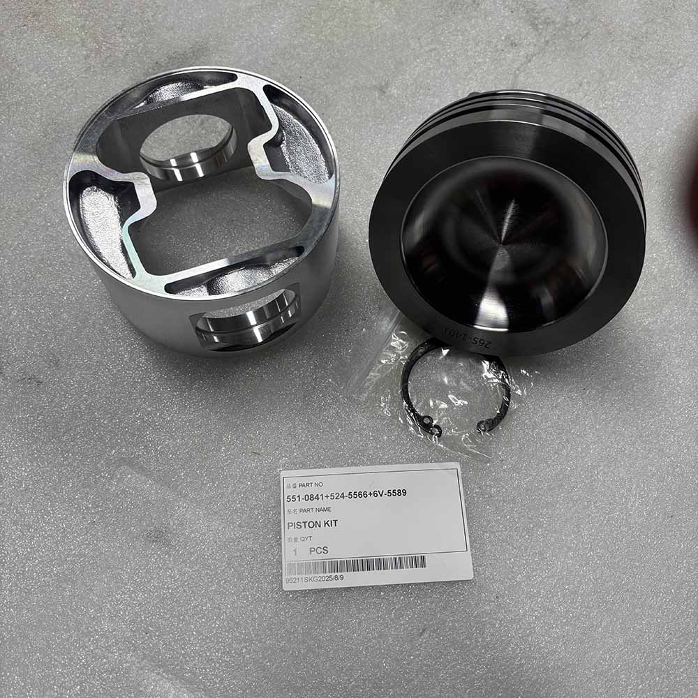 Caterpillar HIGH-QUALITY EXCAVATOR PARTS MADE IN CHINA NEW 551-0841+524-5566+6V-5589 PISTON KIT SPARKLING MACHINERY