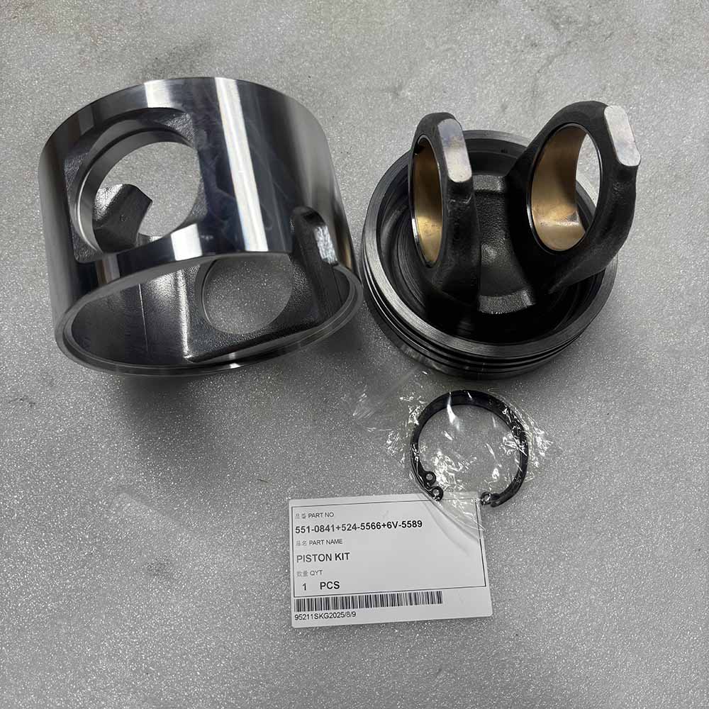 Caterpillar HIGH-QUALITY EXCAVATOR PARTS MADE IN CHINA NEW 551-0841+524-5566+6V-5589 PISTON KIT SPARKLING MACHINERY