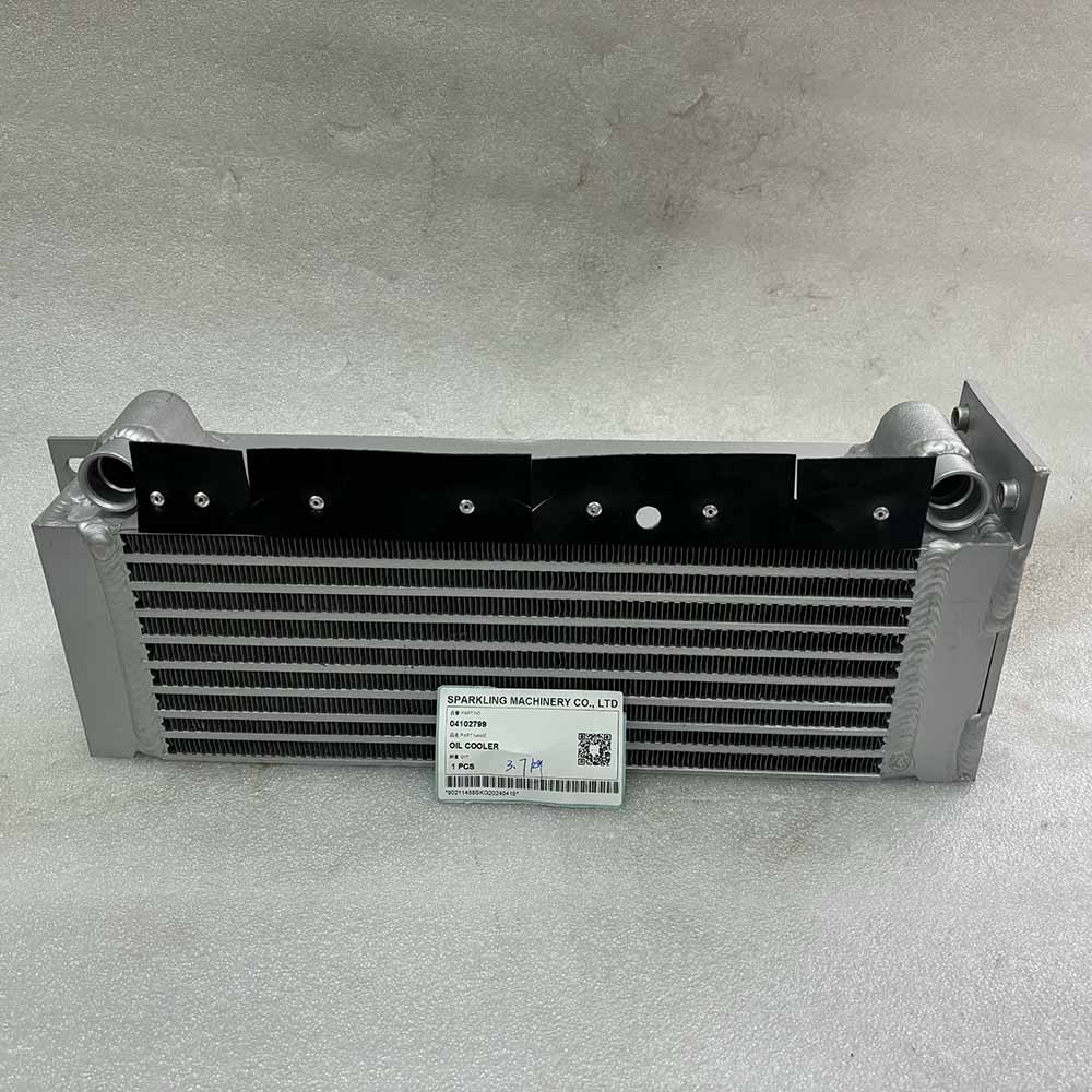 04102799 Oil Cooler for Deutz BF4L1011F, F4L1011F, and F4L2011 Engines Deutz-F4L2011-industrial-engine-oil-cooler-replacement-04102799