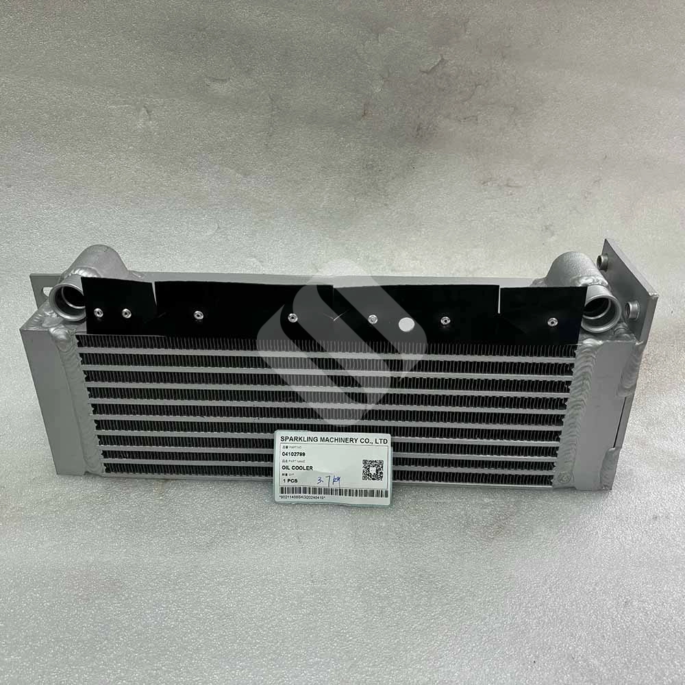 04102799 Oil Cooler for Deutz BF4L1011F, F4L1011F, and F4L2011 Engines Deutz-F4L2011-industrial-engine-oil-cooler-replacement-04102799