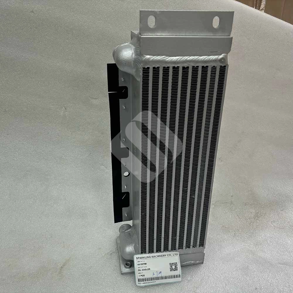 04102799 Oil Cooler for Deutz BF4L1011F, F4L1011F, and F4L2011 Engines 04102799-heavy-duty-oil-cooler-for-Deutz-1011-engine